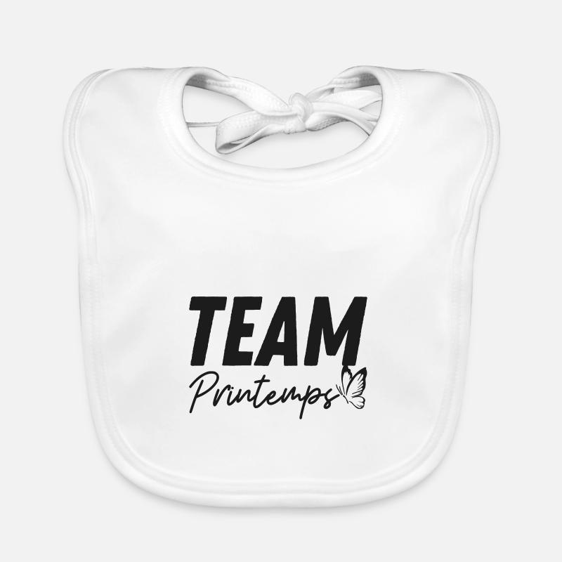 Team printemps Bavoir bio Bébé