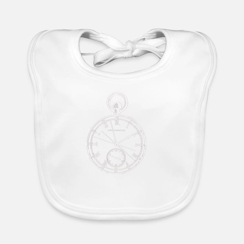 Stopwatch Swiss Movement Gift Watch Organic Baby Bibs