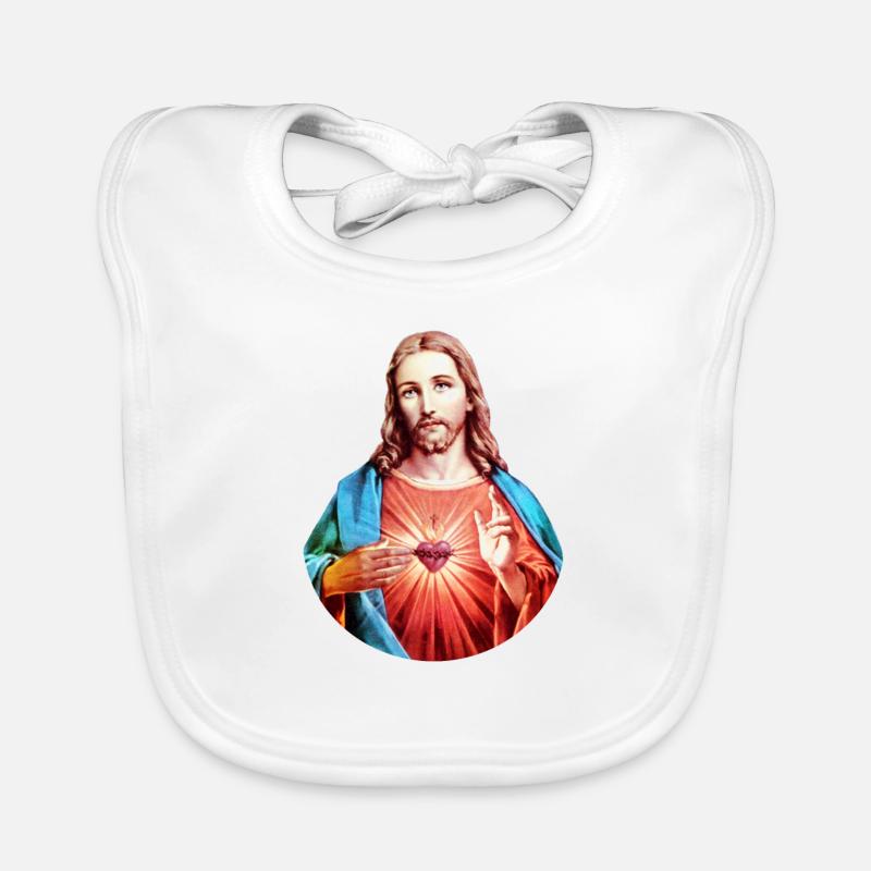 Jésus-Christ | Mon Dieu Bavoir bio Bébé