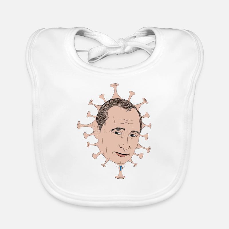 Vladimir Putin COVID-19 Organic Baby Bibs
