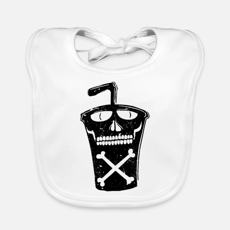 Soda cup fast food drink Organic Baby Bibs