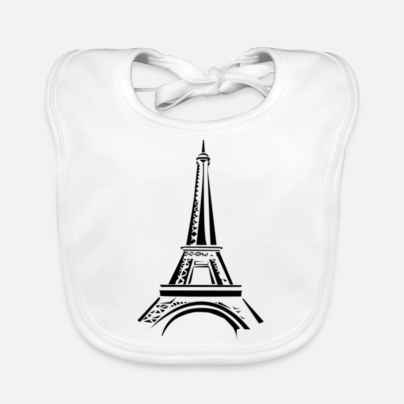 tour Eiffel Bavoir bio Bébé