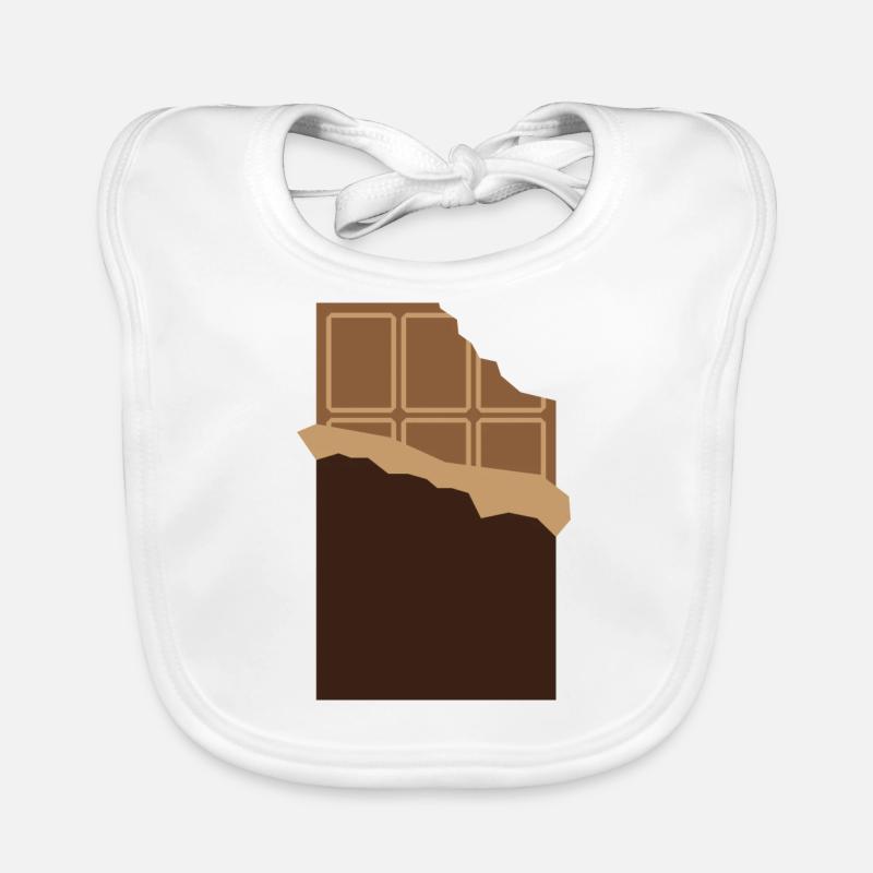 Une barre de chocolat Bavoir bio Bébé