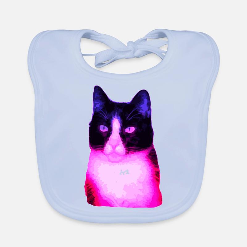 Chat chat chat Bavoir bio Bébé