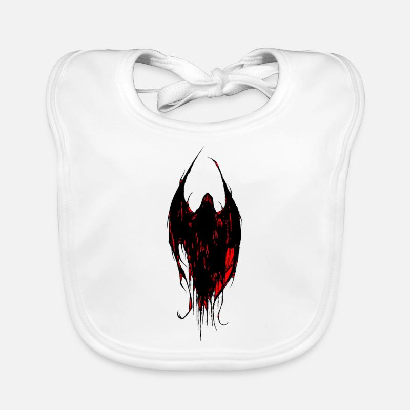 Satan devil Lucifer demon death devil Demon death Organic Baby Bibs