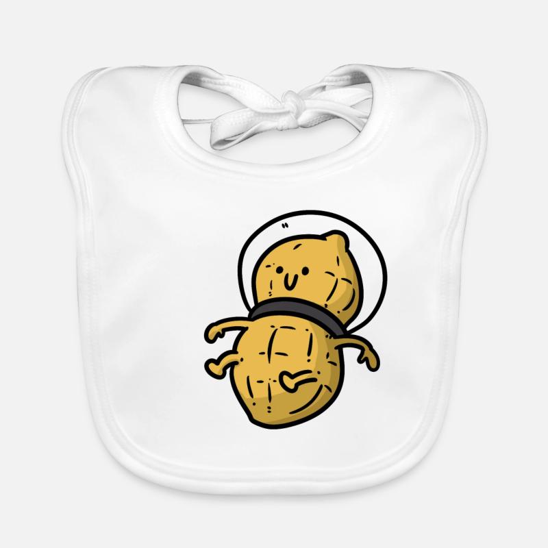 Arachide astronaute arachide Bavoir bio Bébé