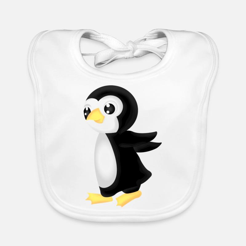 pingu de course Bavoir bio Bébé