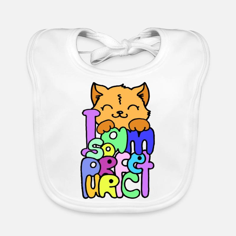 chat avec verdict Bavoir bio Bébé