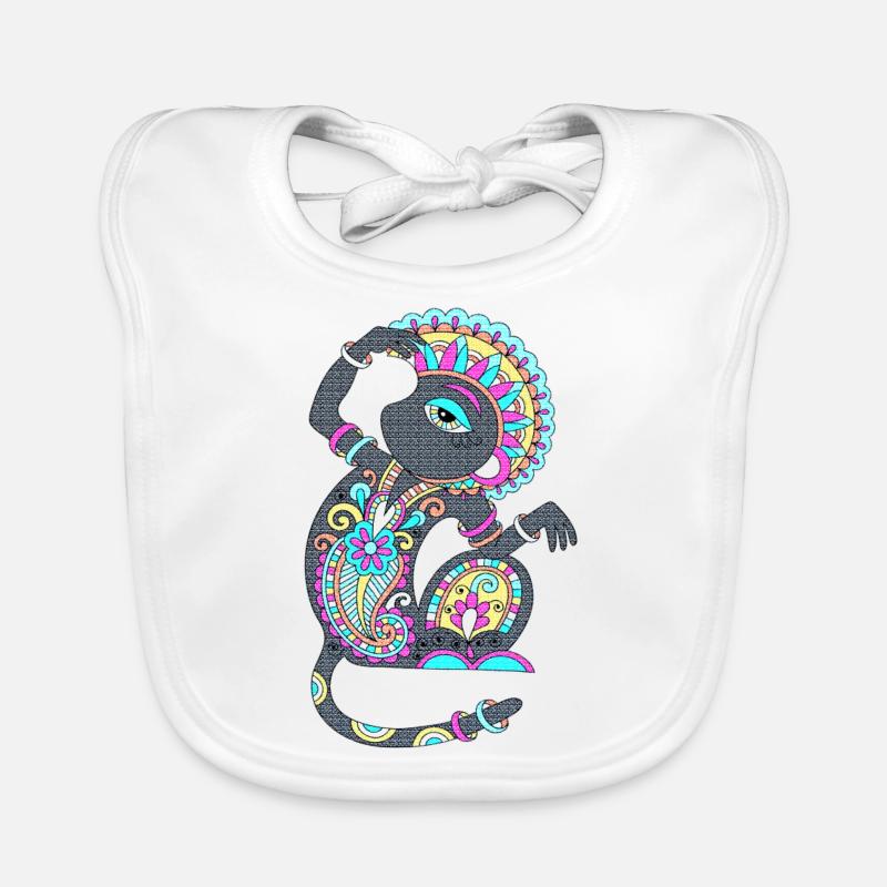 Tribal Ornaments Organic Baby Bibs