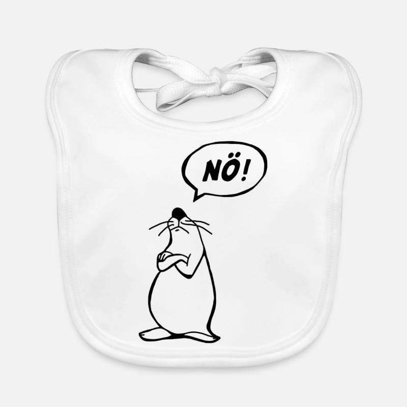 Nö Maus schwarz NÖ Baby Bio-Lätzchen