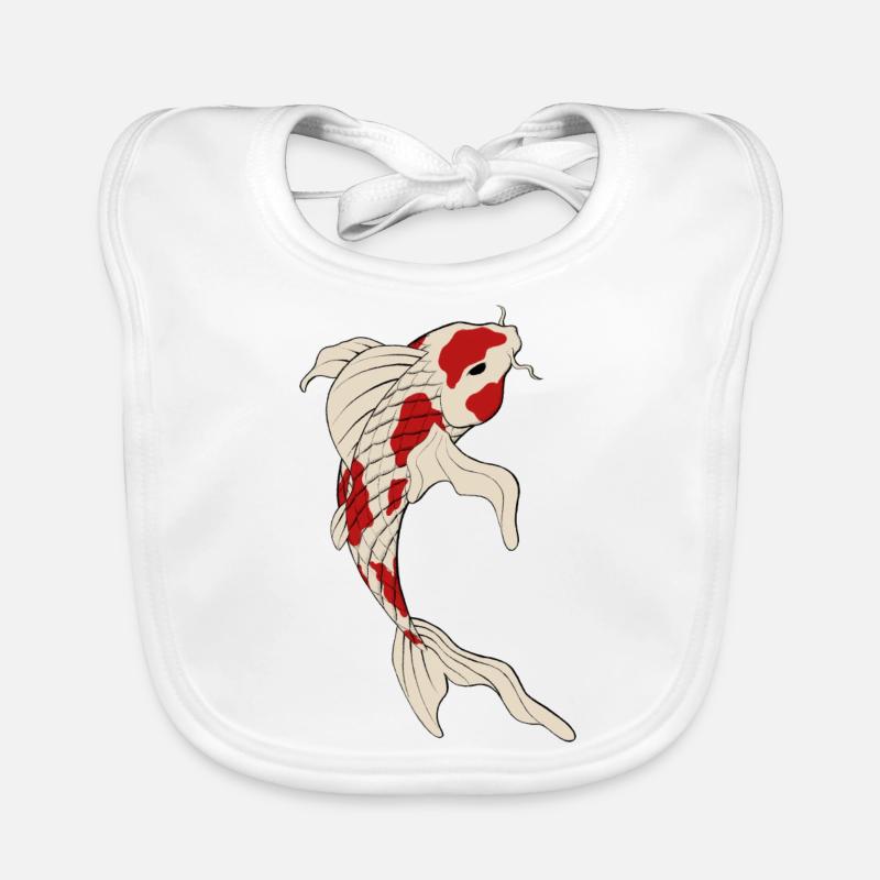 Koi fish Organic Baby Bibs