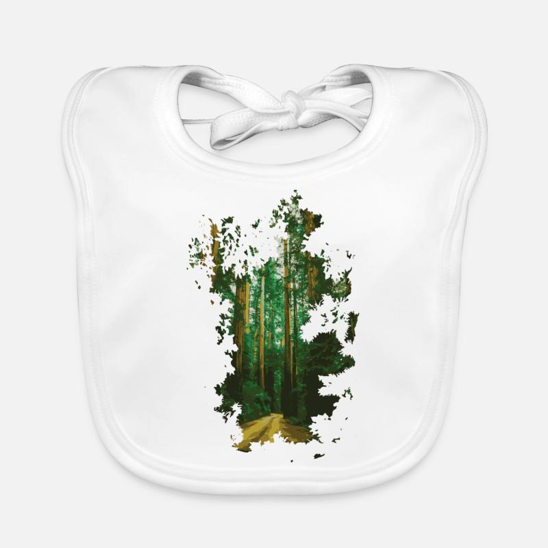 FORÊT Bavoir bio Bébé