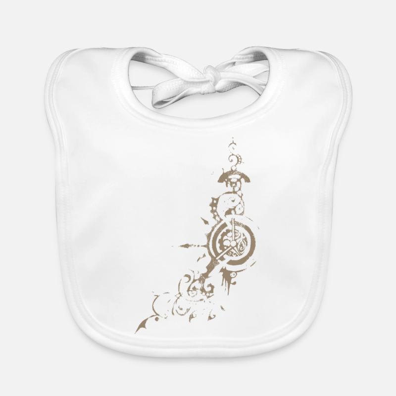Conception de rouage SteamPUNK Bavoir bio Bébé