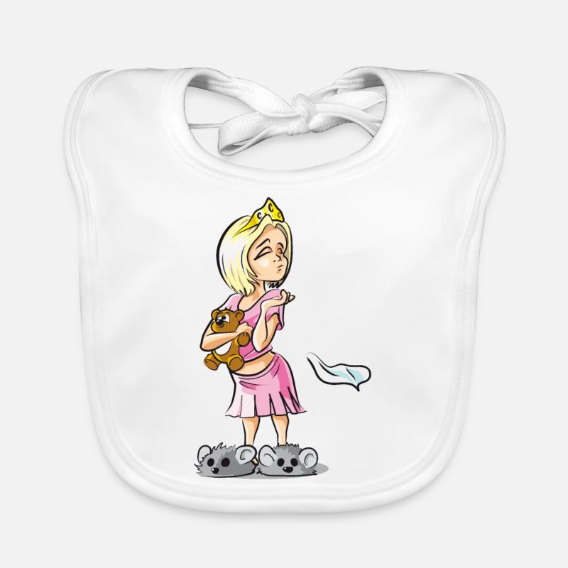 Little Princess avec Teddy Comic Bavoir bio Bébé