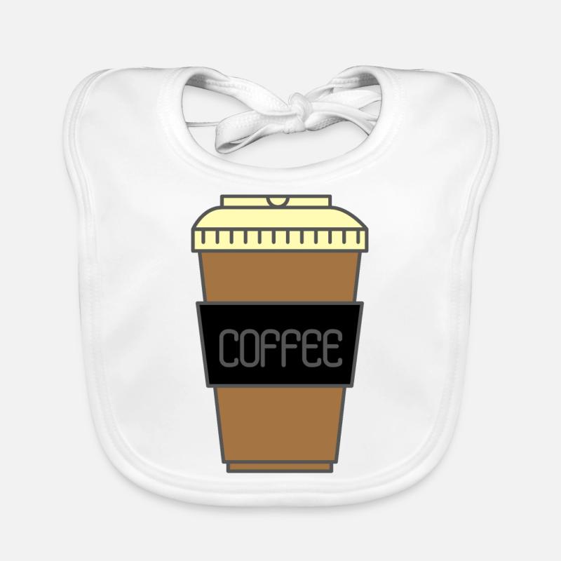 Coffee lover Organic Baby Bibs