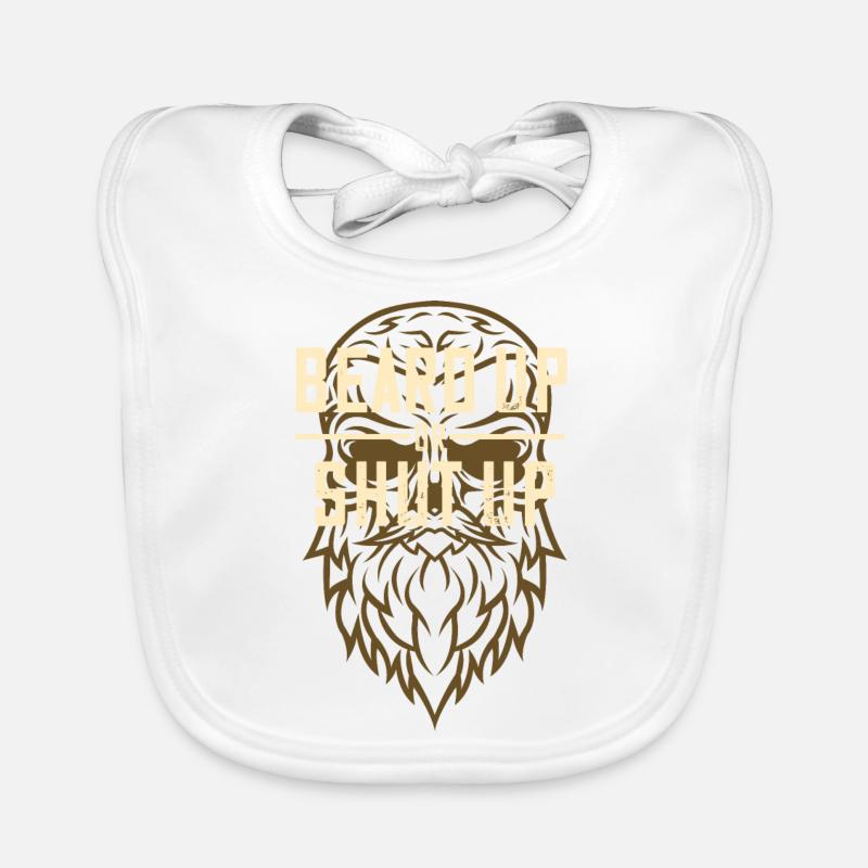 Bart Bart Bart Lustige Sprüche Shut Up Baby Bio-Lätzchen