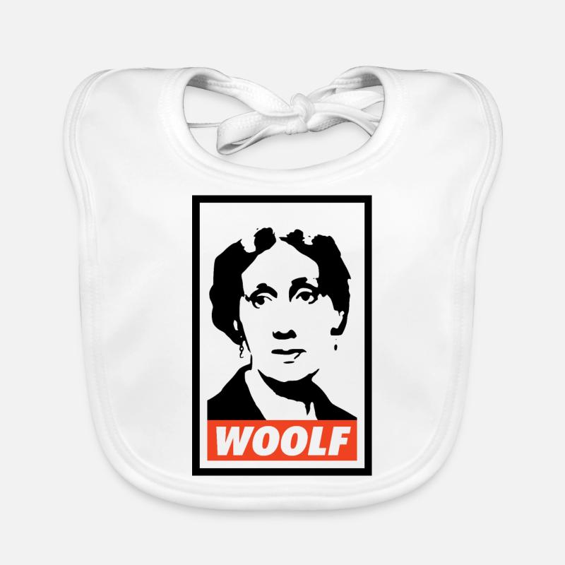 Virginia Woolf Organic Baby Bibs