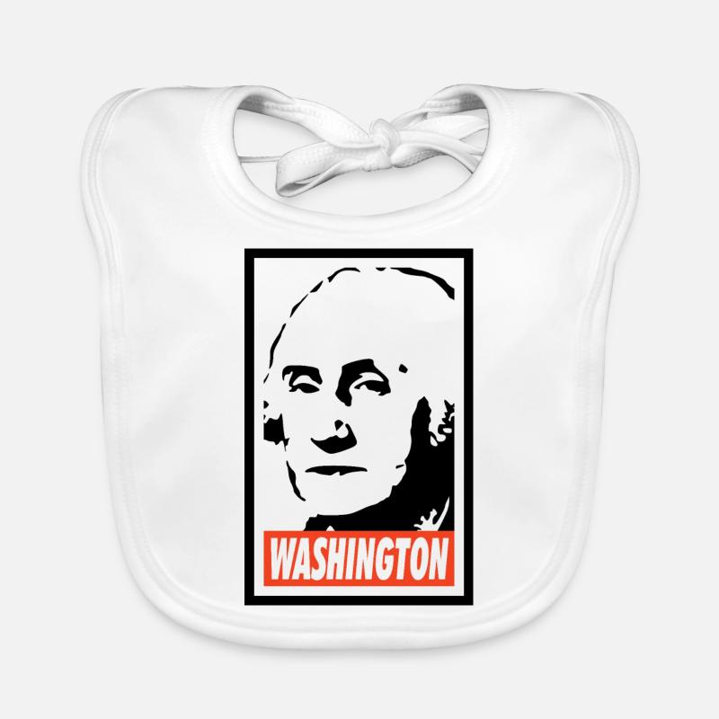 George Washington Bavoir bio Bébé