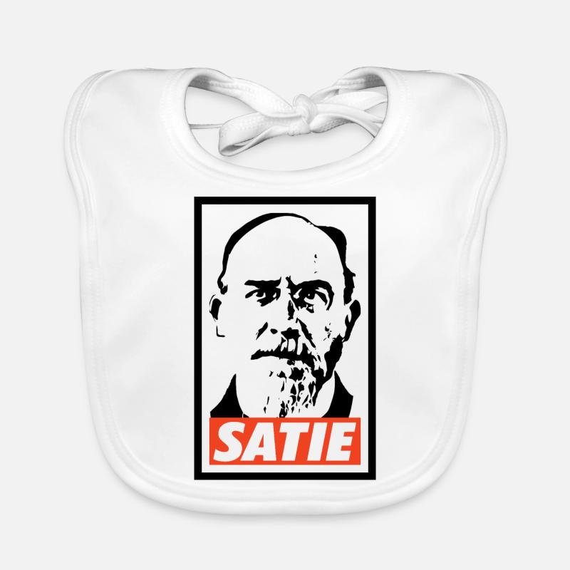 Eric Satie Baby Bio-Lätzchen