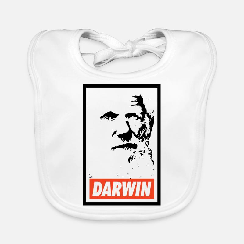 Charles Darwin Baby Bio-Lätzchen