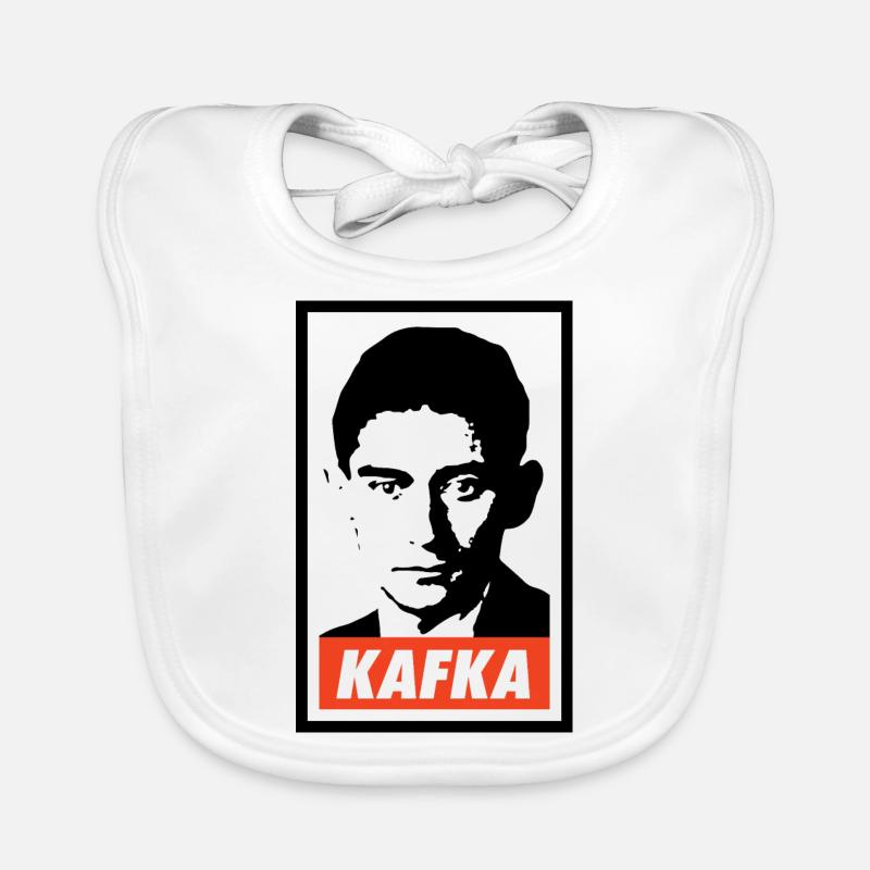 Franz Kafka Organic Baby Bibs