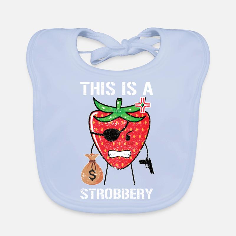 ceci est un cadeau Strobbery Bavoir bio Bébé