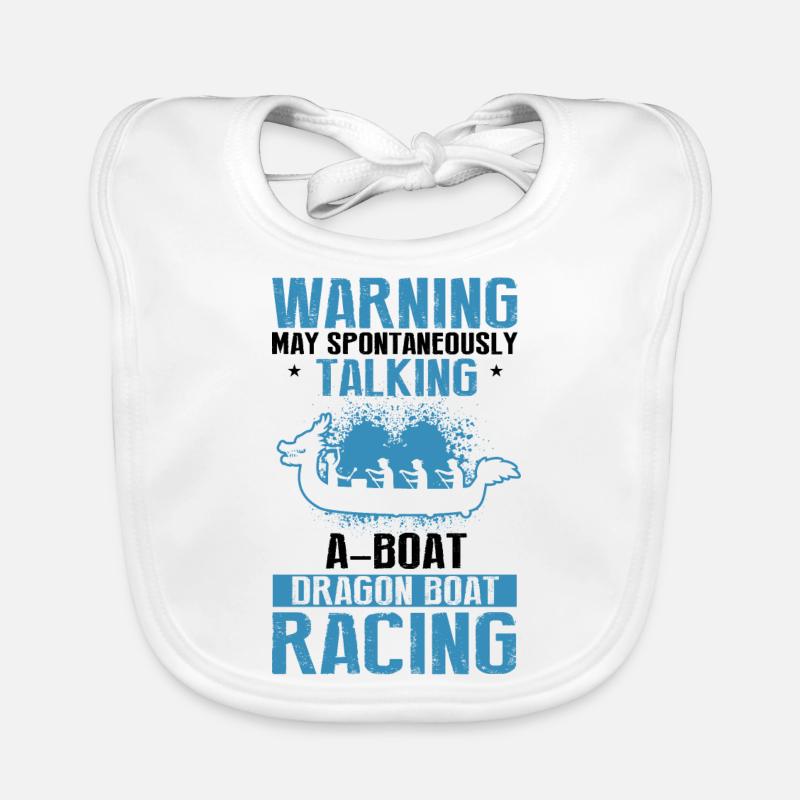 Course de bateaux chinois pour les entraîneurs de bateaux-dragons Bavoir bio Bébé