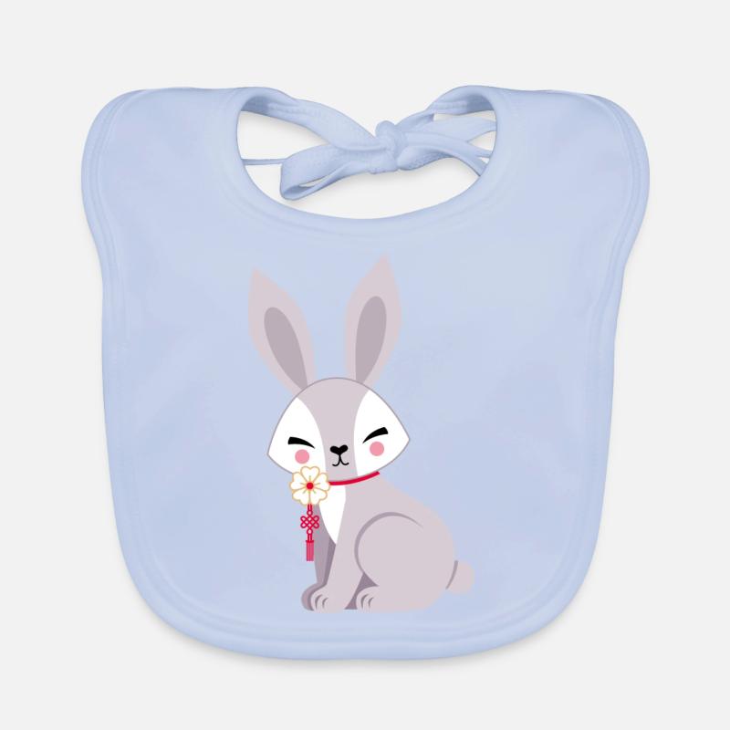 Lièvre Bavoir bio Bébé