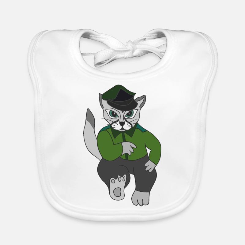 Chat Bavoir bio Bébé