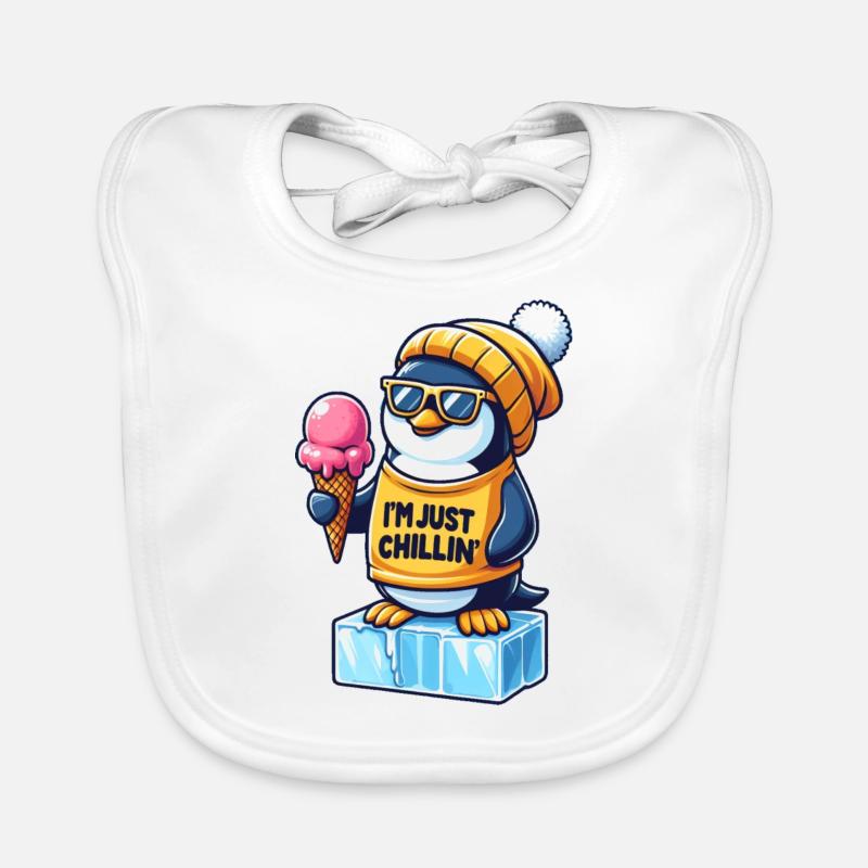 pingouin Bavoir bio Bébé