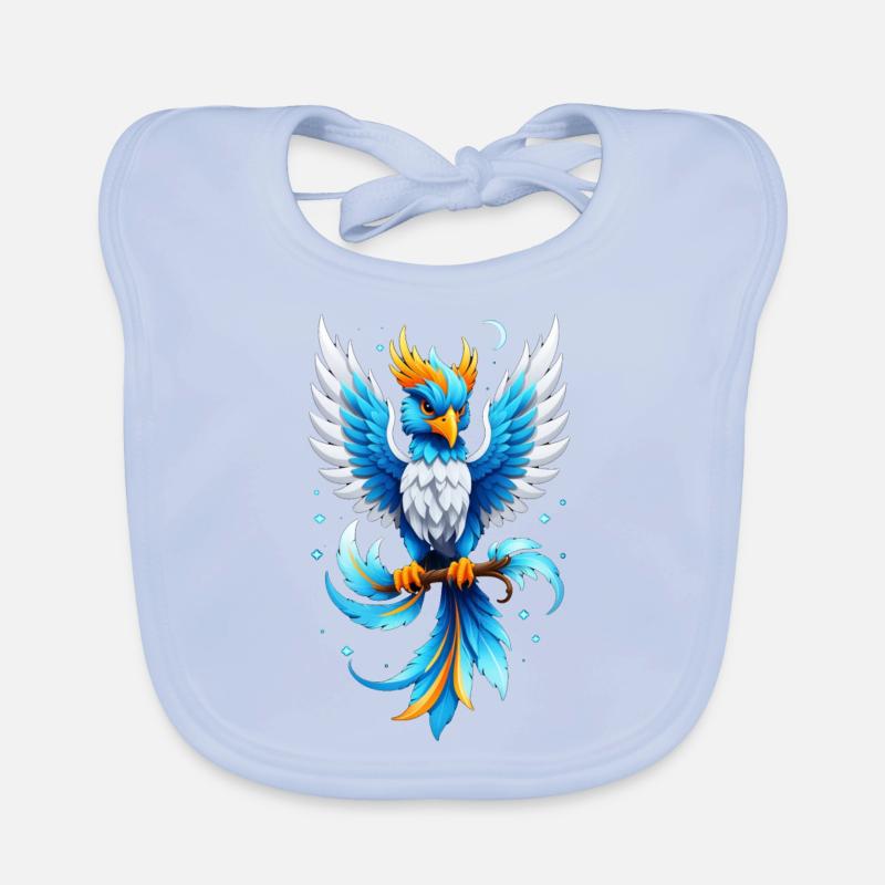 Phönix - Phönix - Feuervogel Baby Bio-Lätzchen