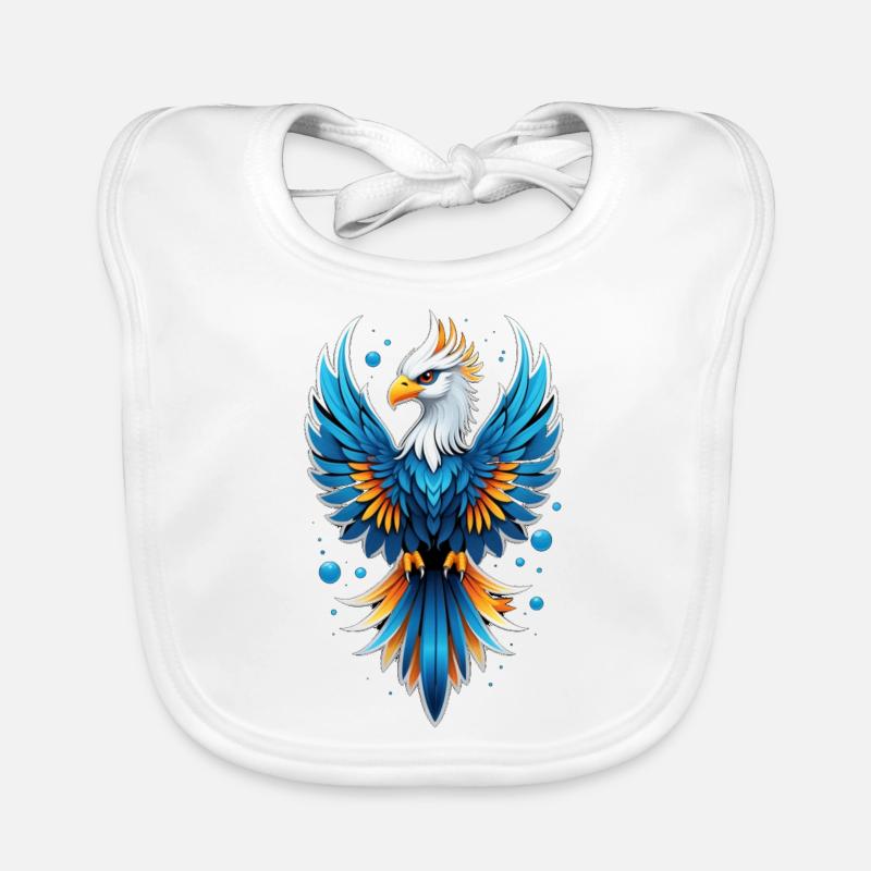 Phönix - Phönix - Feuervogel Baby Bio-Lätzchen