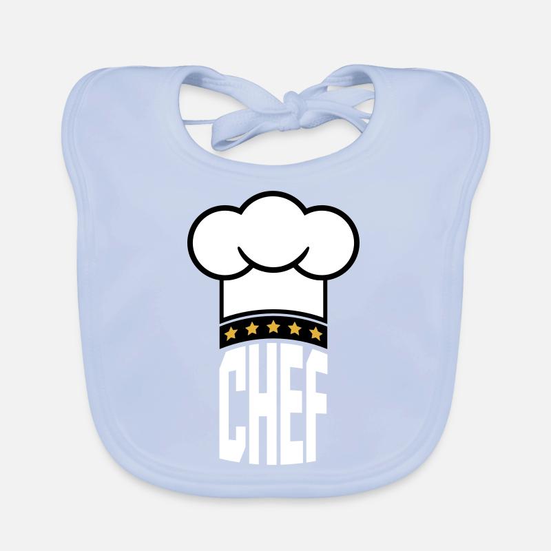 Toque de chef 5 étoiles Le Chef Kitchen Master Bavoir bio Bébé