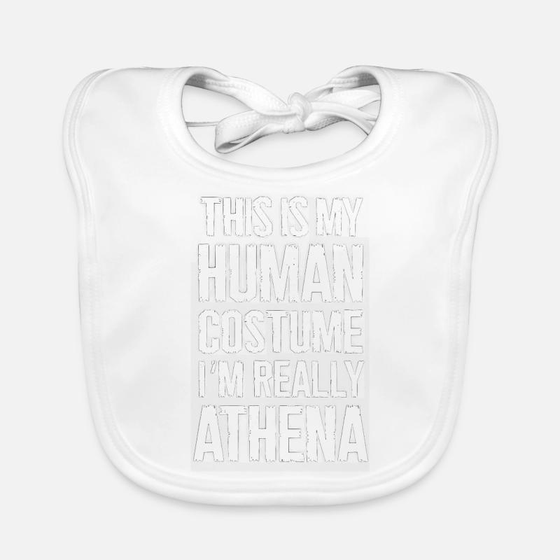 Cadeau de la déesse Athéna Bavoir bio Bébé