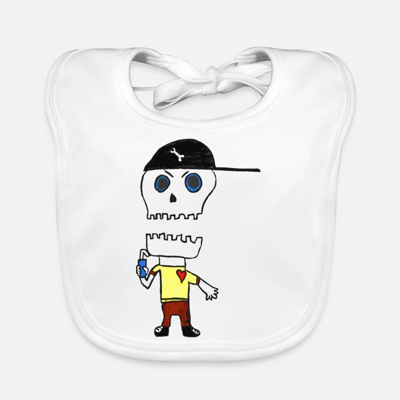 EmptyJuice SkullHeart Baby Bio-Lätzchen