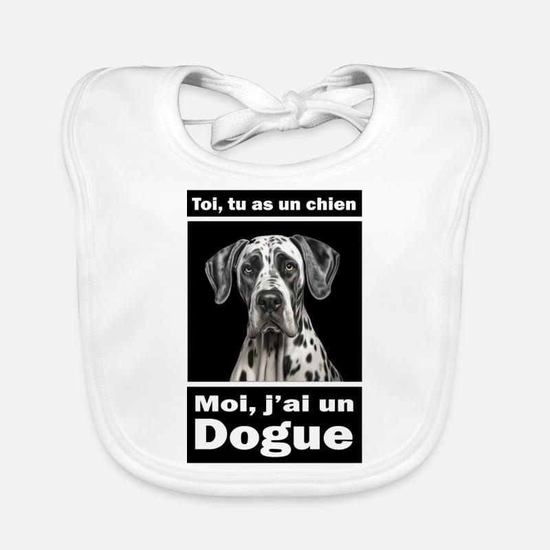 Moi, j'ai un Dogue Bavoir bio Bébé