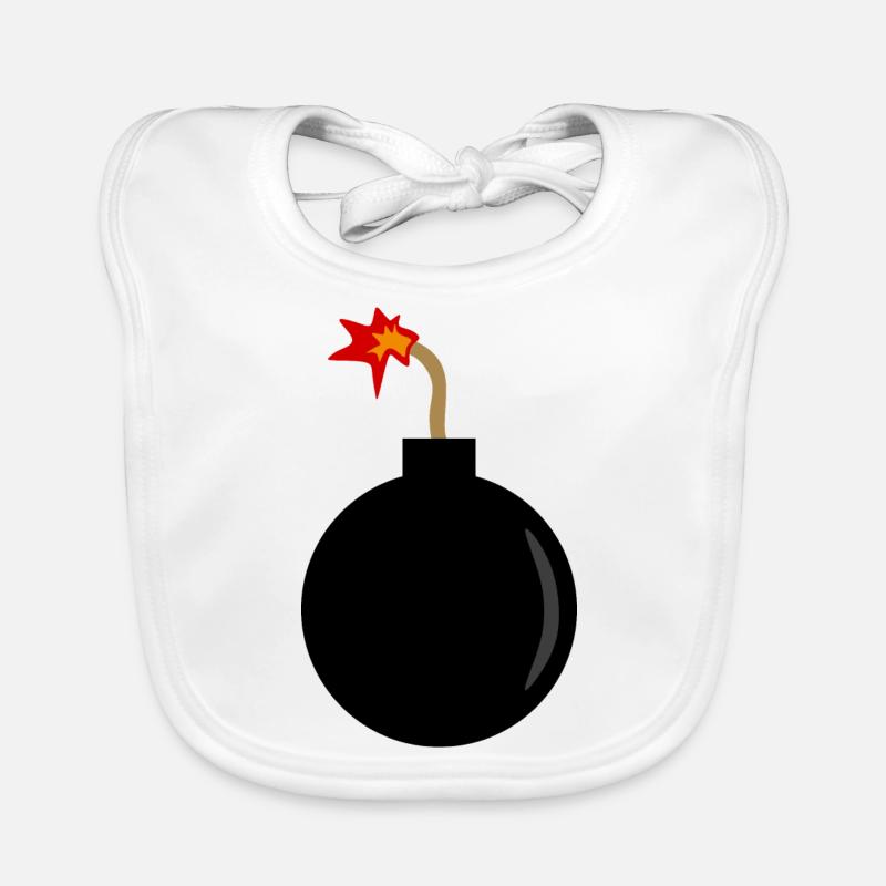 Bombe qui explose Bavoir bio Bébé
