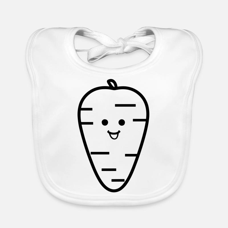 carrot Organic Baby Bibs