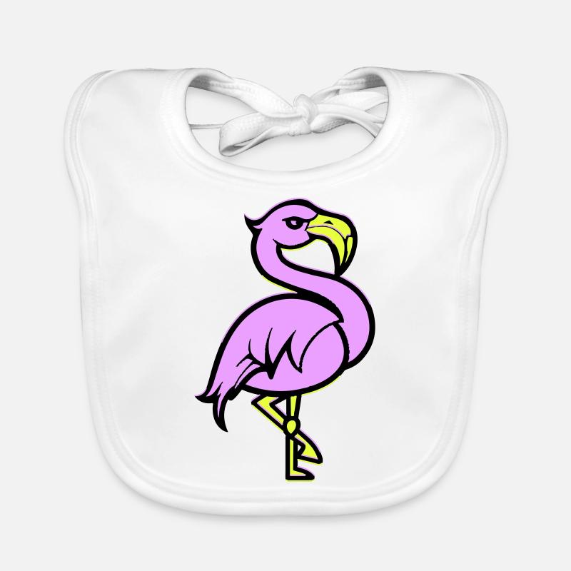 Bande dessinée Flamingo Bavoir bio Bébé