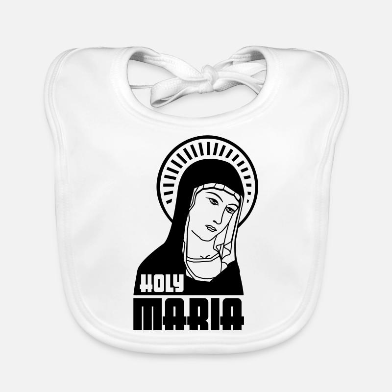 Holy Mary Organic Baby Bibs