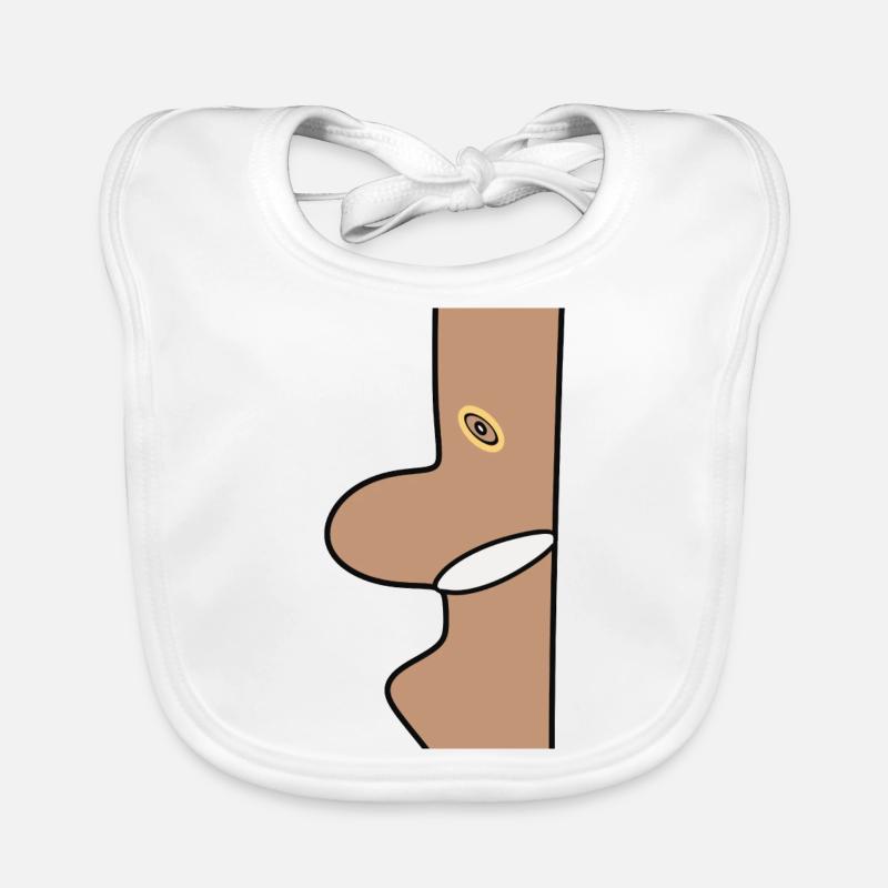 Jambe de Bavoir bio Bébé