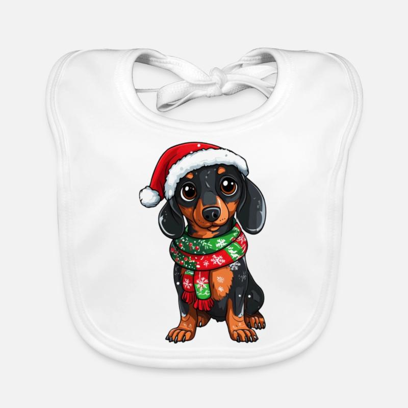 Teckel de Noël Bavoir bio Bébé