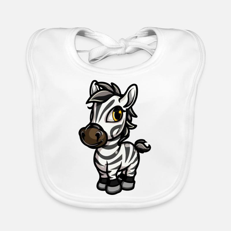 Zebra Comic Organic Baby Bibs