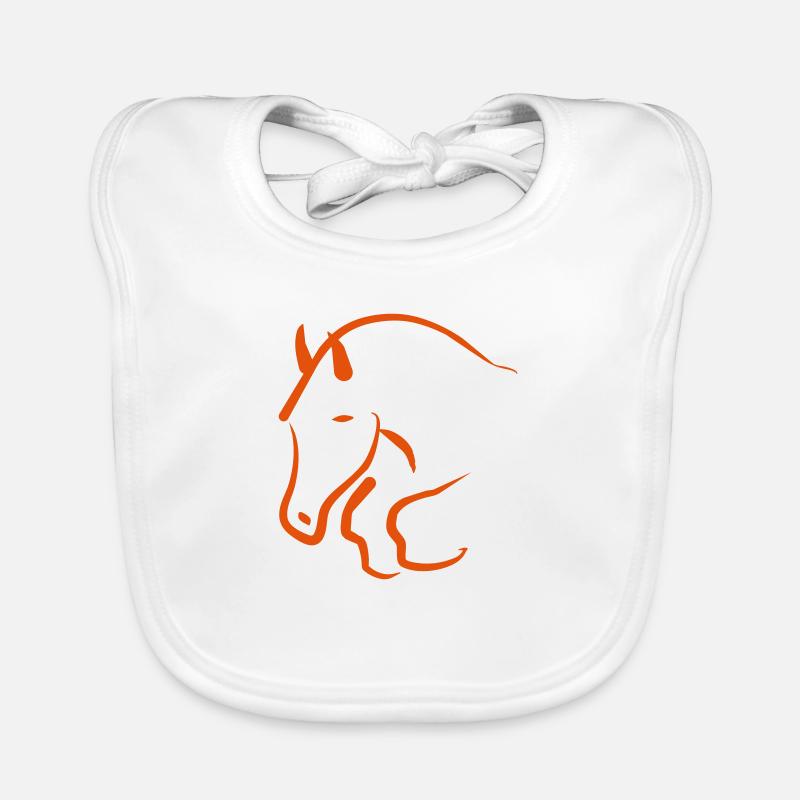 Springpferd Baby Bio-Lätzchen