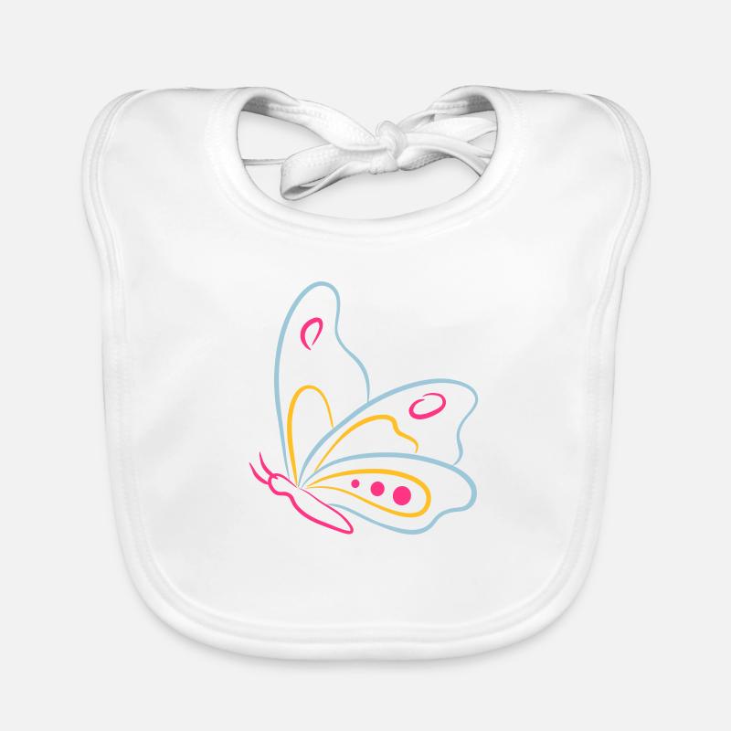 butterfly Organic Baby Bibs