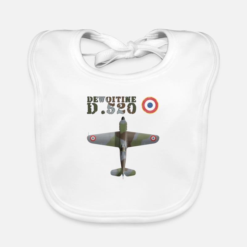 Dewoitine D.520 top Bavoir bio Bébé