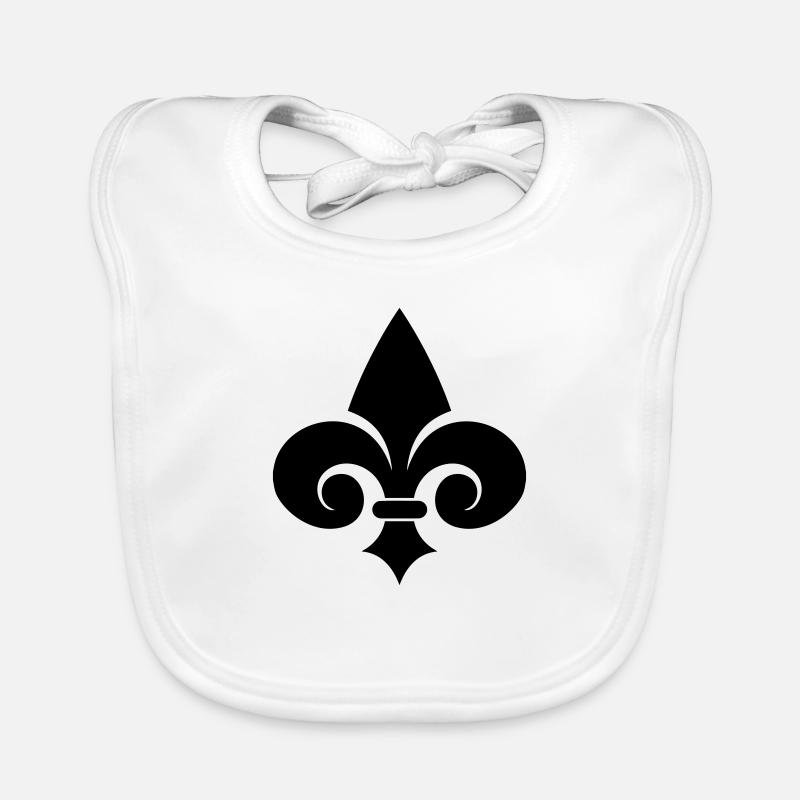 Fleur de Lys Bavoir bio Bébé