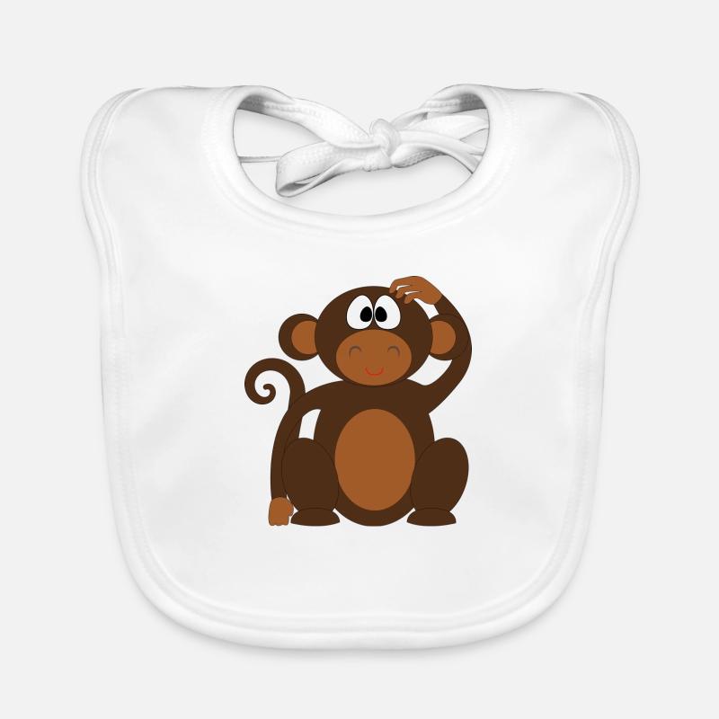Affe Baby Bio-Lätzchen