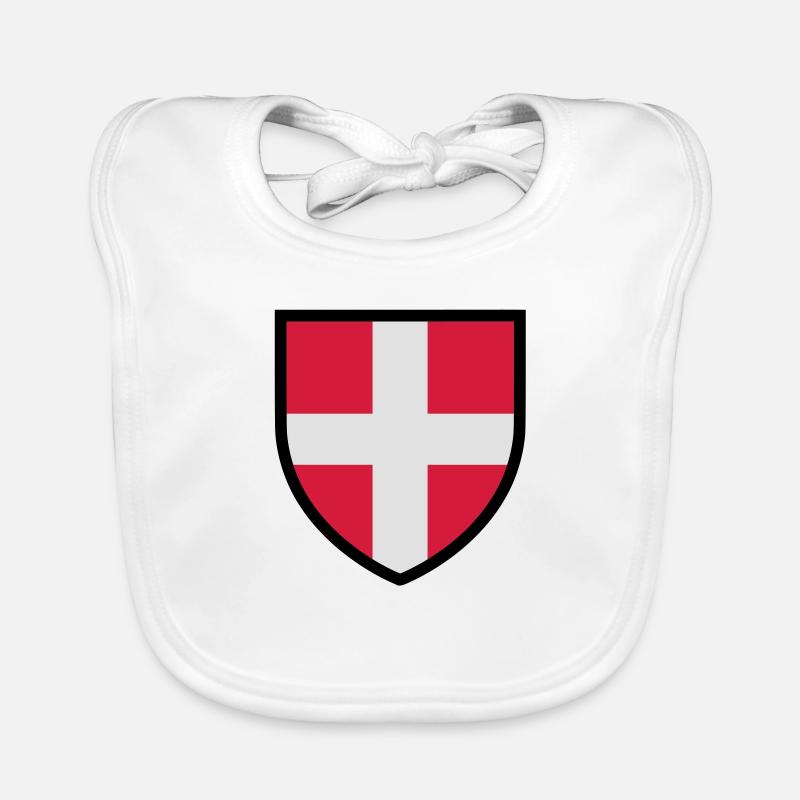 Blason Savoie (T3) Bavoir bio Bébé