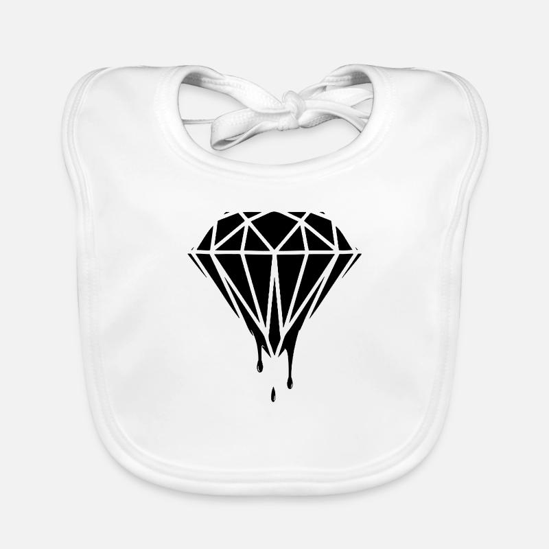 Dripping Diamant Baby Bio-Lätzchen